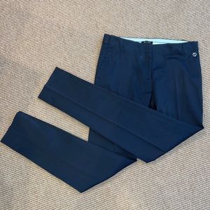Massimo Dutti Navy Mid-rise Pants Sz 4